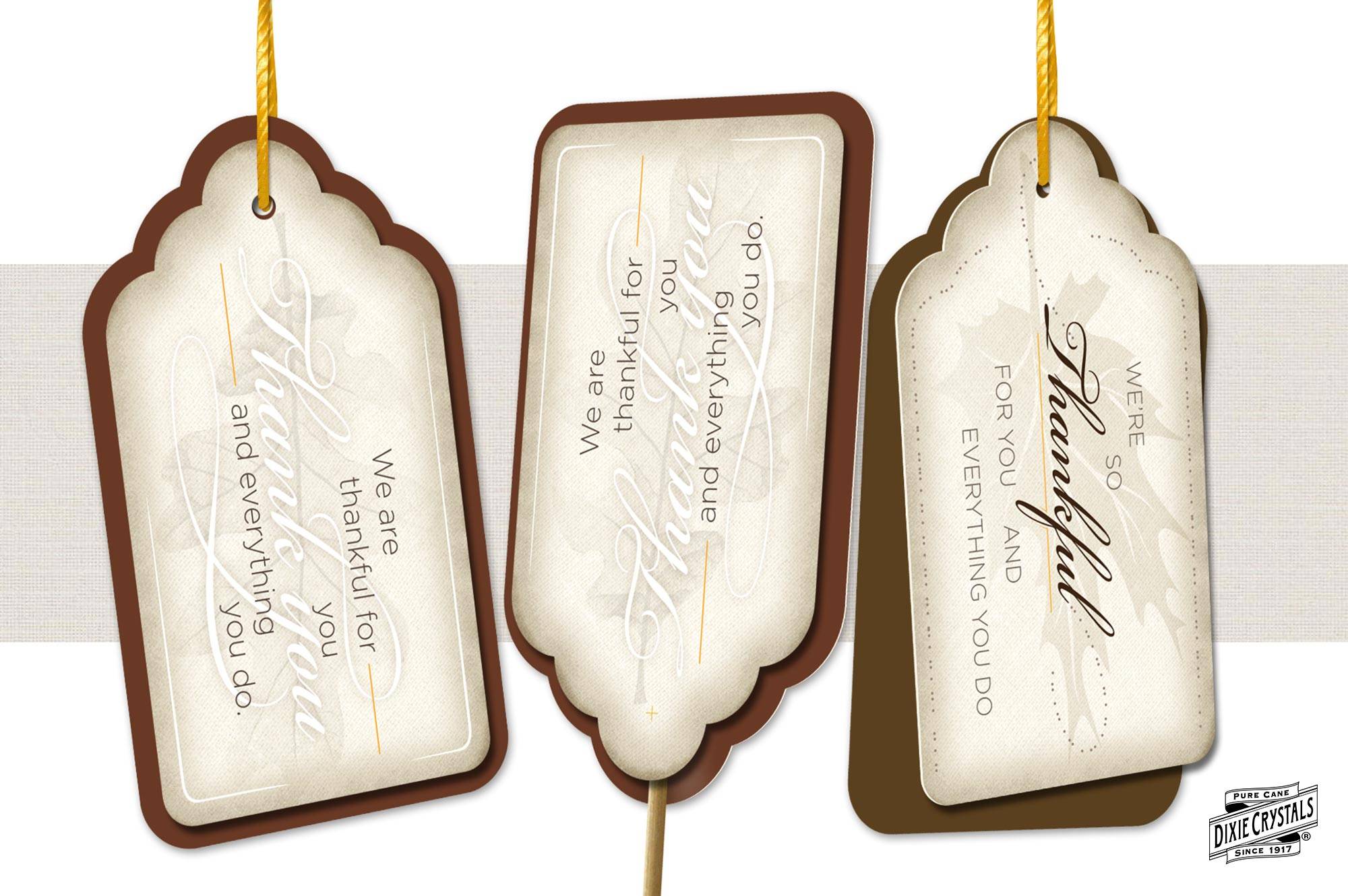 Thanksgiving Layered Scallop Gift Tags