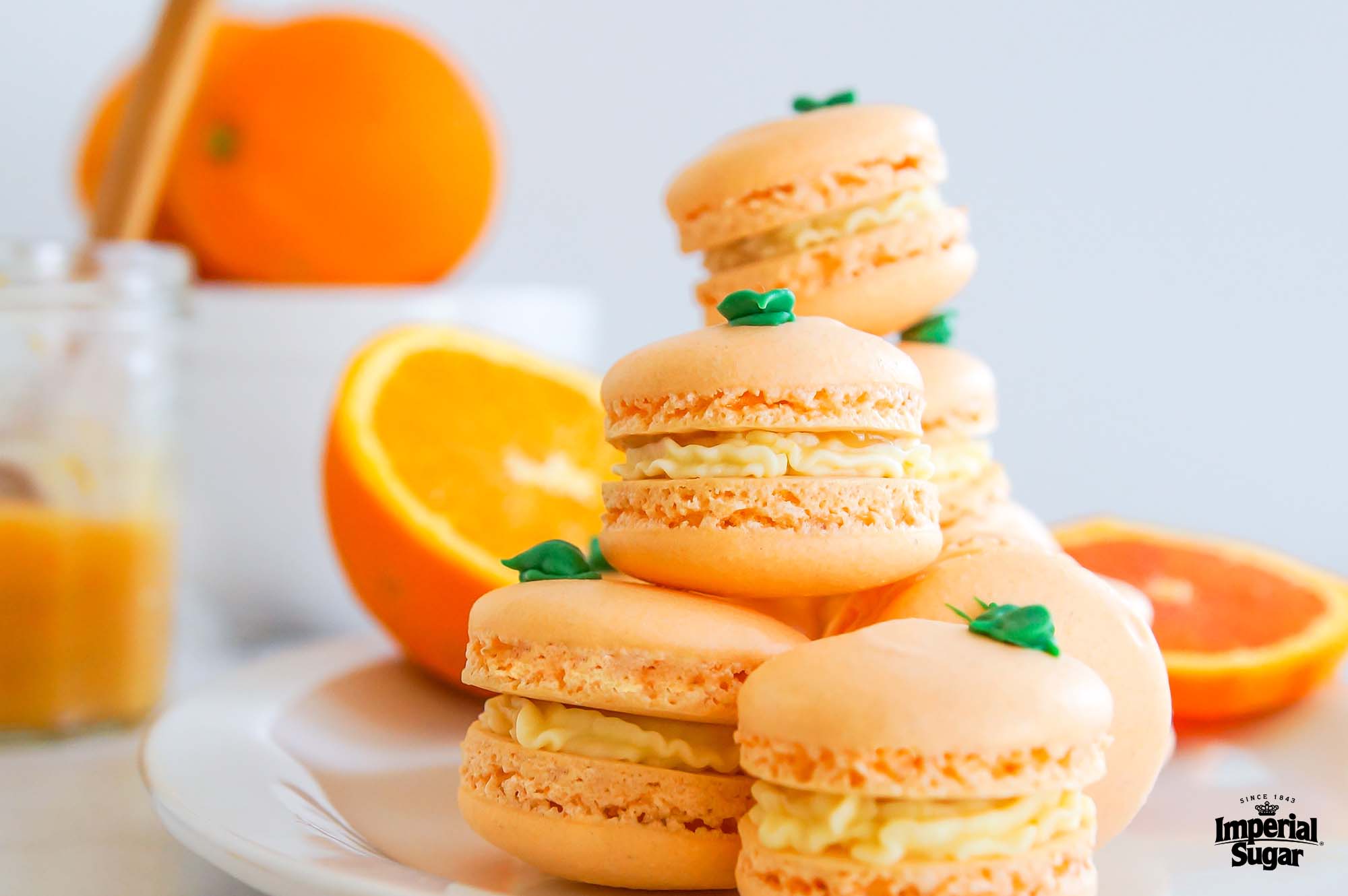 Orange Macarons