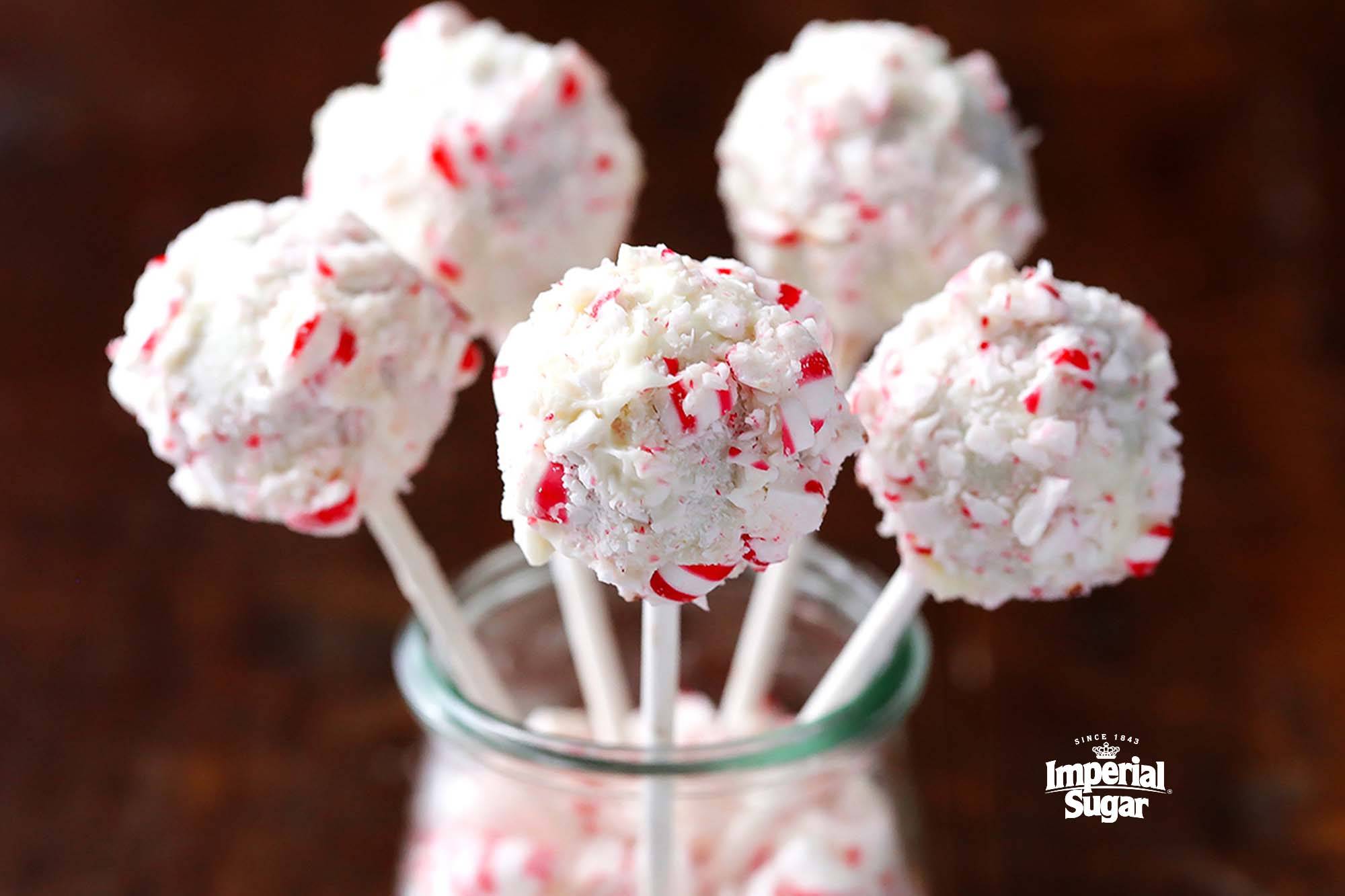 Peppermint Brownie Cake Pops | Dixie