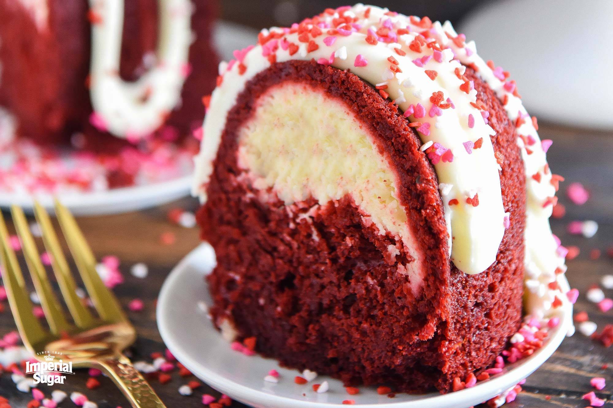 Red Velvet Cream Cheese Bundt Cake Dixie Crystals