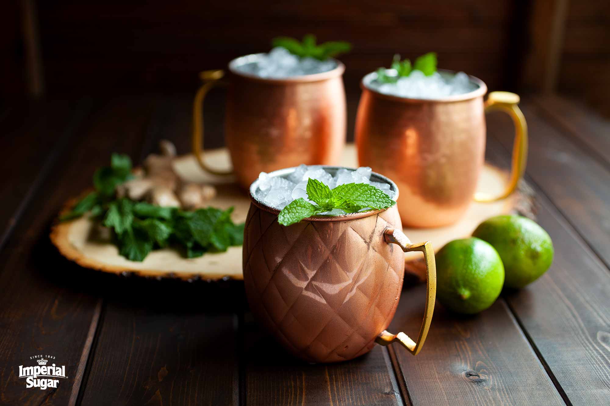 Moscow Mule with Ginger Syrup
