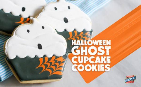 Halloween Ghost Cupcake Cookies Blog Dixie Crystals 