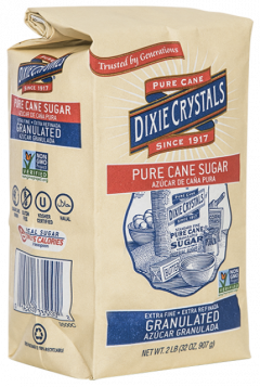 Dixie Crystals 4lb Extra Fine Granulated Pure Cane Sugar Bag