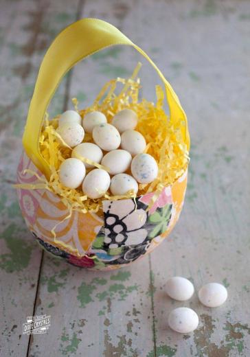 Fabric Square Easter Basket