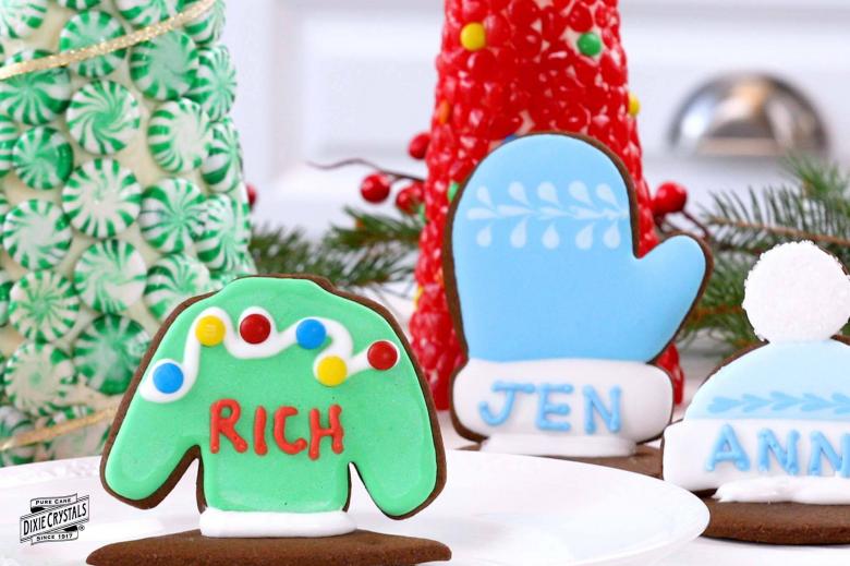 Holiday Cookie Place Cards 