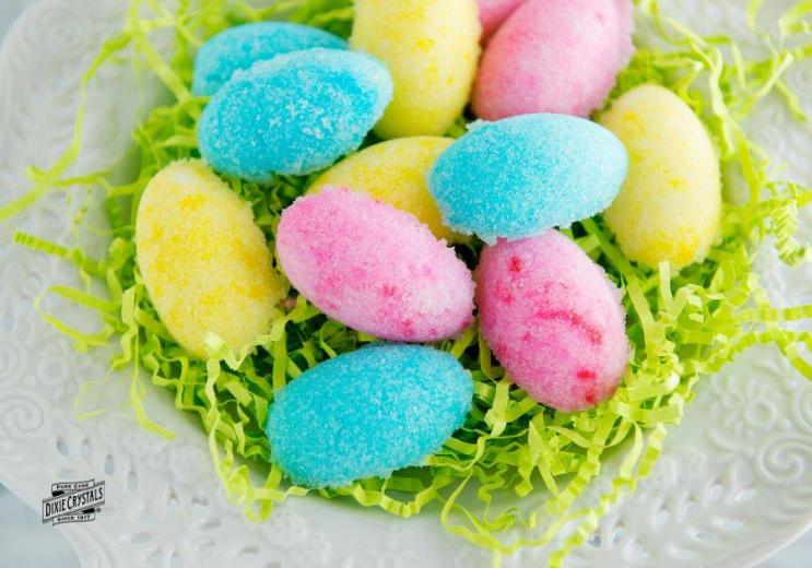 Lemon Scented Sugar Cube Easter Eggs