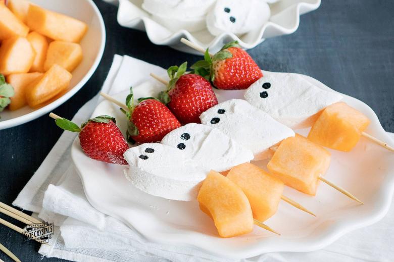 Marshmallow Ghost Kebobs