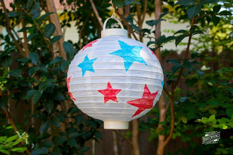 Star Spangled Paper Lanterns
