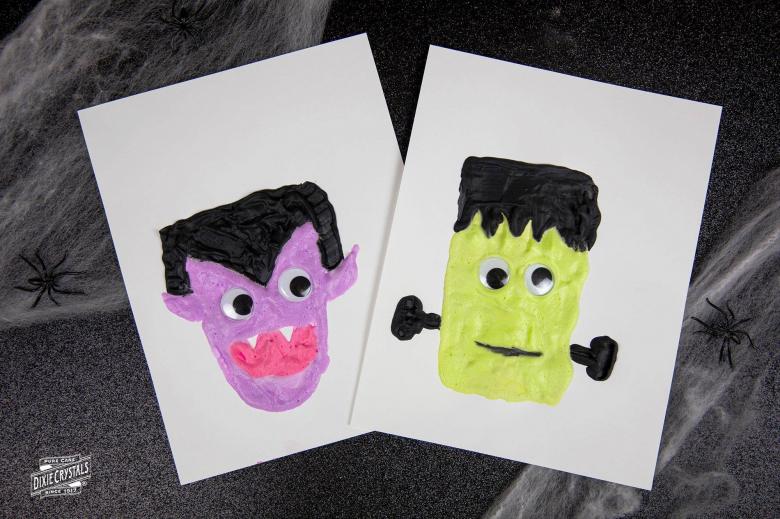 Puffy Paint Monsters
