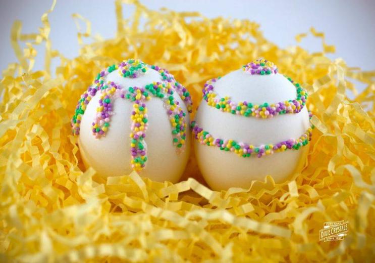 Sugar Decorated Easter Eggs