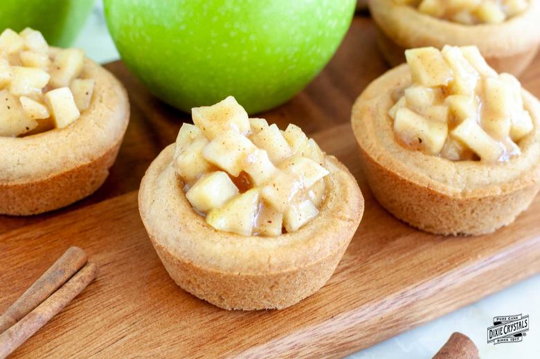 Apple Pie Cookie Cups