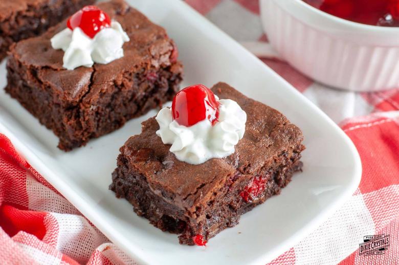 Black Forest Chocolate Chip Brownies