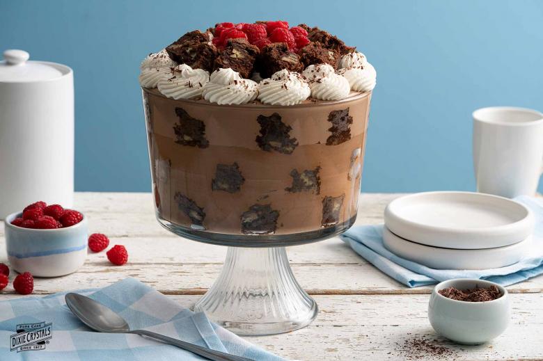 Chocolate Pudding Brownie Trifle Dixie 