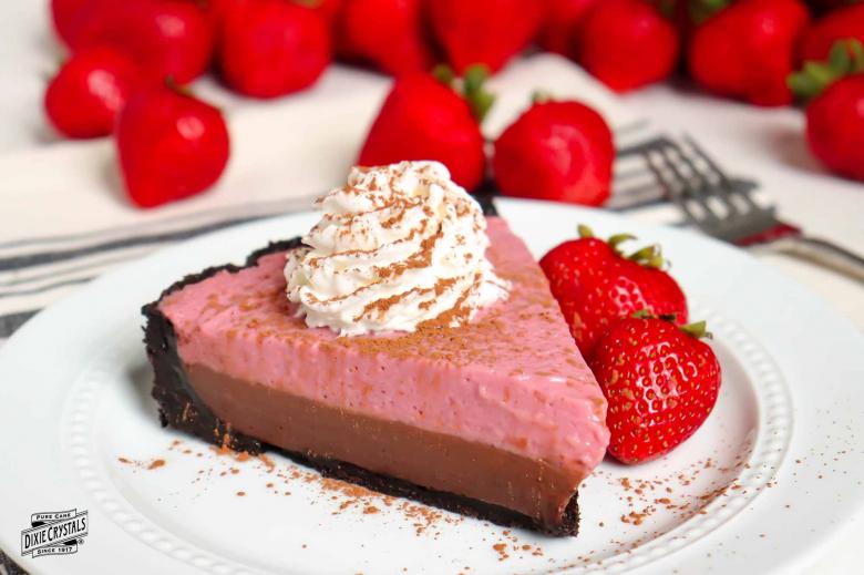 Chocolate Strawberry Cream Pie Dixie 
