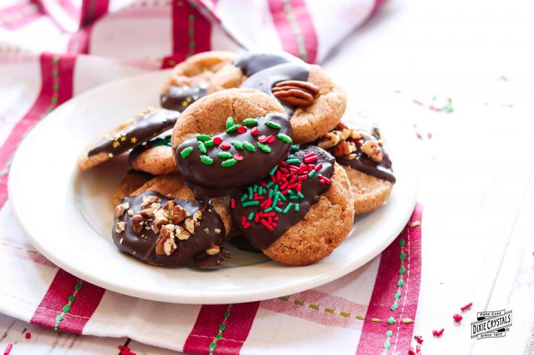 Cinnamon Crackle Cookies with Mexican Chocolate