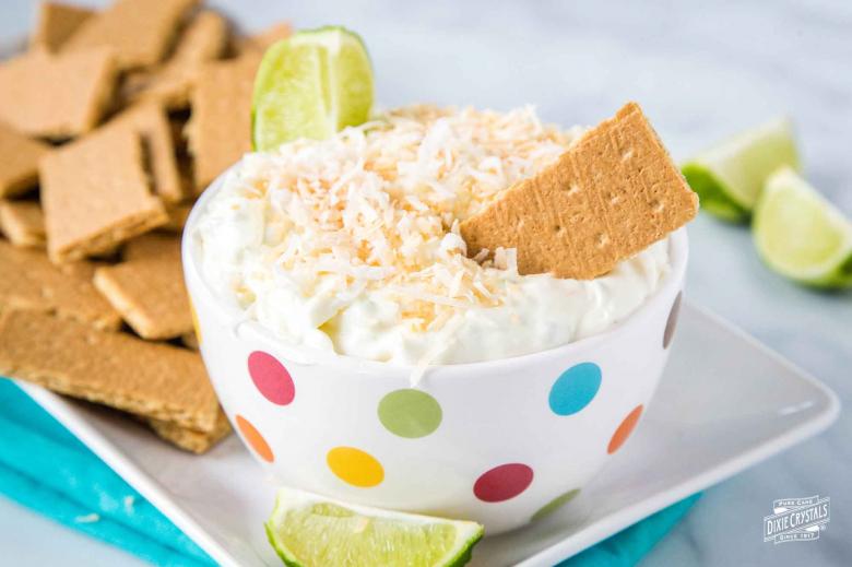 Coconut Lime Cheesecake Dip 