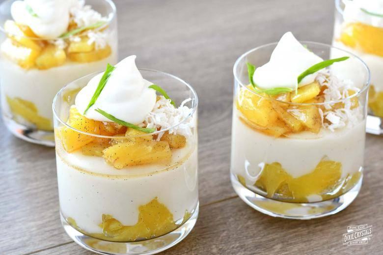 Coconut Pineapple Pudding 