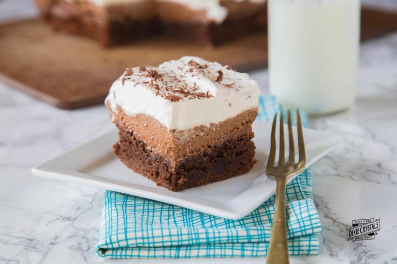 French Silk Brownies dixie