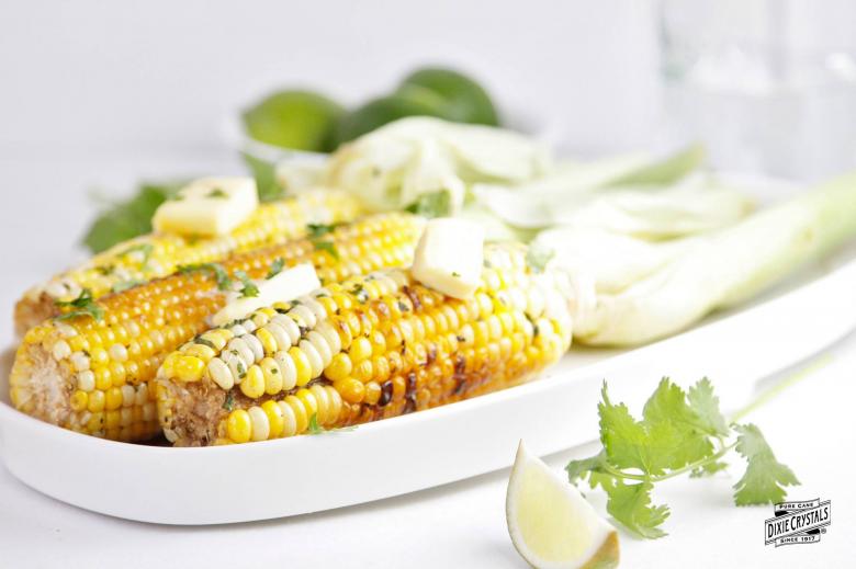 Grilled Corn with Tequila Lime Butter