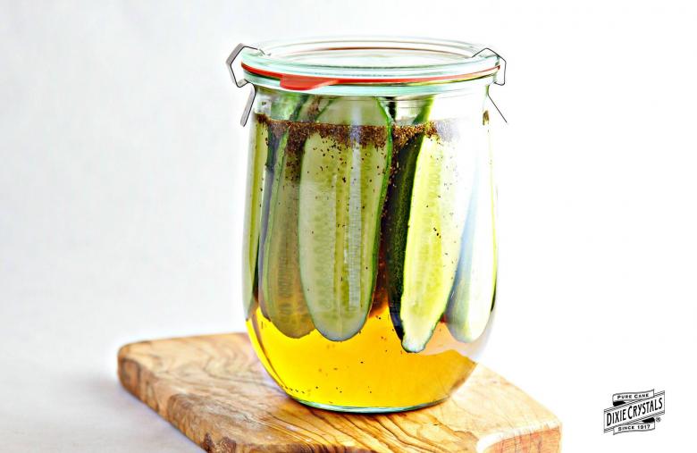Bread and Butter Refrigerator Pickles dixie