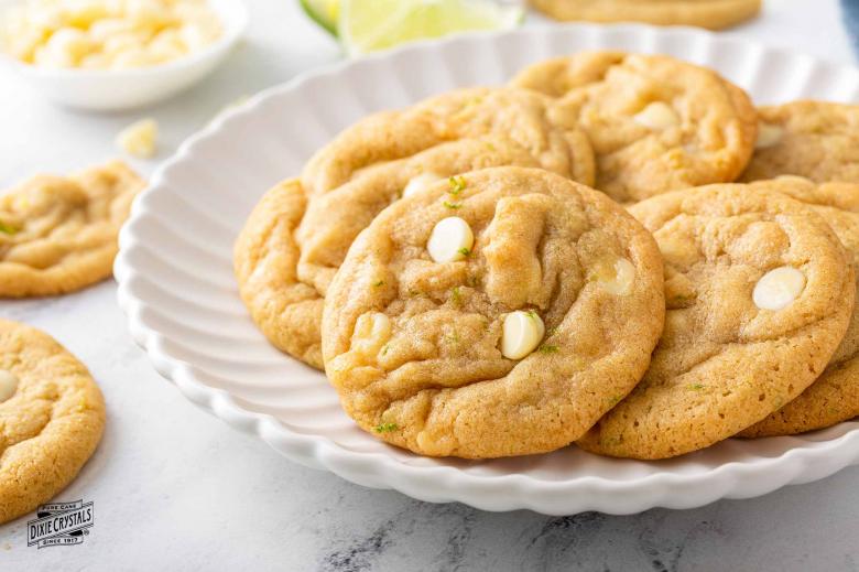 Key Lime White Chocolate Chip Cookies Dixie 