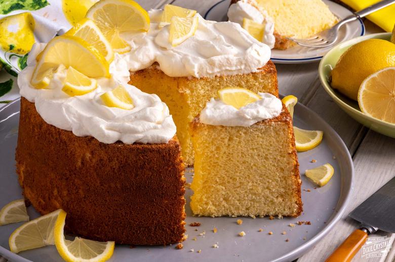 Lemon Chiffon Cake Dixie