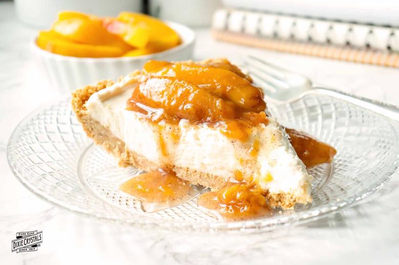 Peach Cheesecake Pie Dixie 