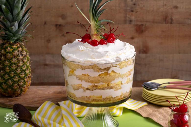 Pineapple Upside Down Cake Trifle Dixie 