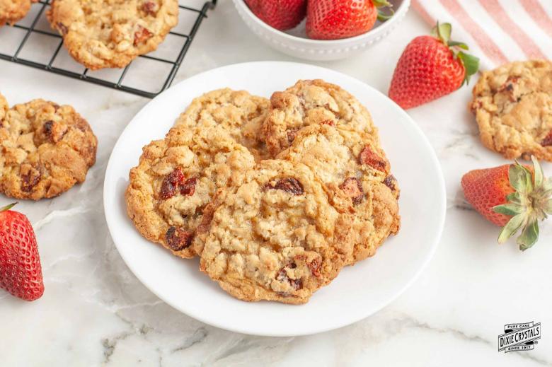 Strawberry Oatmeal Cookies Dixie 