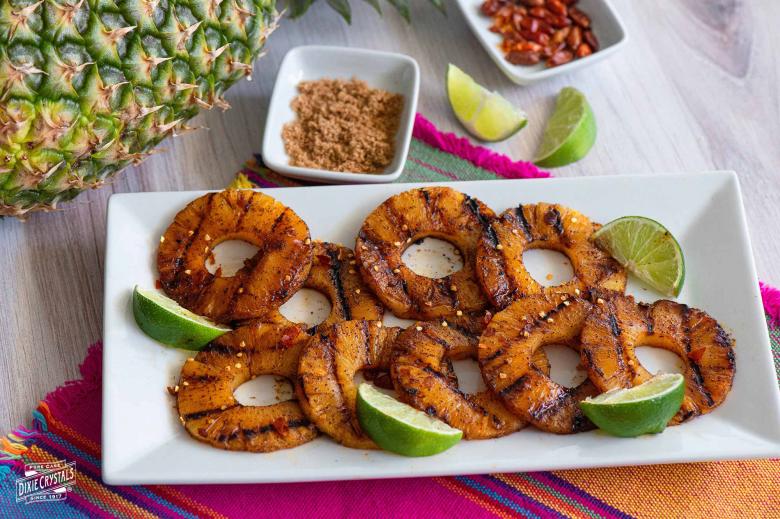 Sweet and Spicy Grilled Pineapple Dixie 