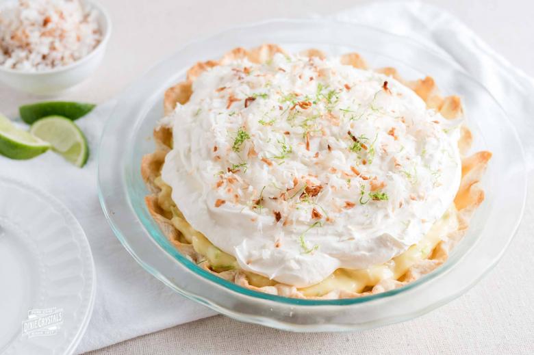 Banana Cream Pie with Coconut and Lime dixie