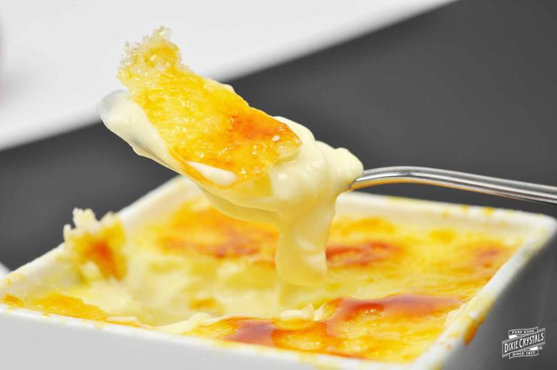 creme brulee with monk fruit dixie