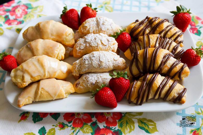 Easy Filled Crescents - 3 Ways dixie