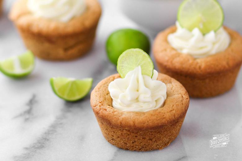 Key Lime Cookie Cups dixie
