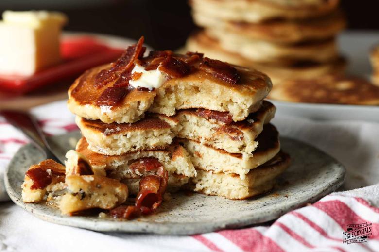 maple bacon pancakes dixie