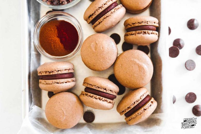 Mexican Chocolate Macarons Dixie 