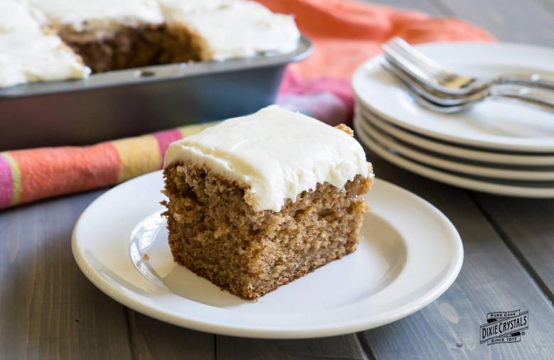 Old Fashioned Spice Cake with Cream Cheese Frosting dixie