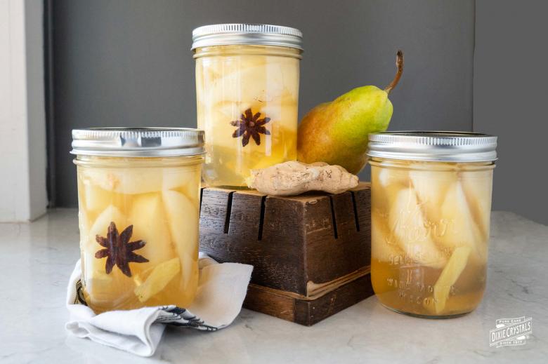 Pears in Ginger Syrup
