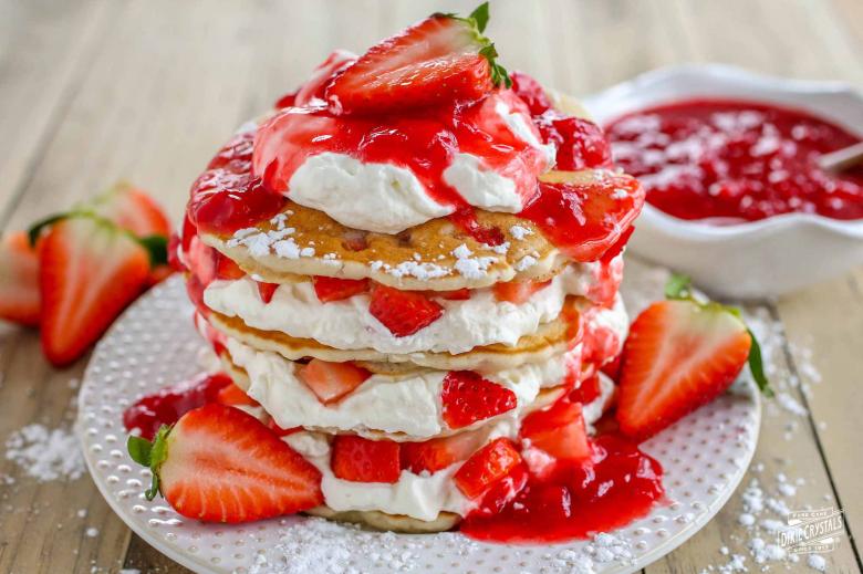 Strawberry Shortcake Pancakes dixie