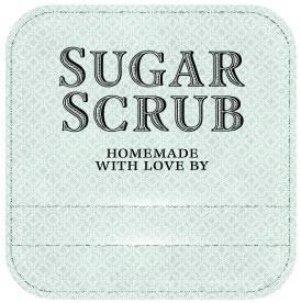 Teaser Green Sugar Scrub Label