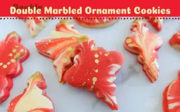 How to Make Doubled Marbled Ornament Cookies for Christmas