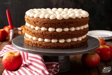 Apple Butter Cake with Cream Cheese Frosting Dixie