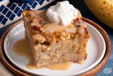 Banana Bread Pudding with Rum Sauce Dixie