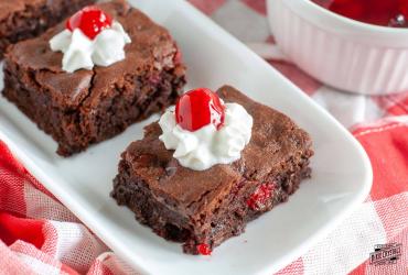 Black Forest Chocolate Chip Brownies