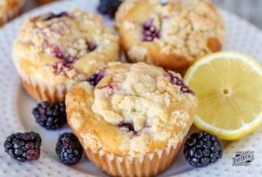 Blackberry Lemon Muffins 