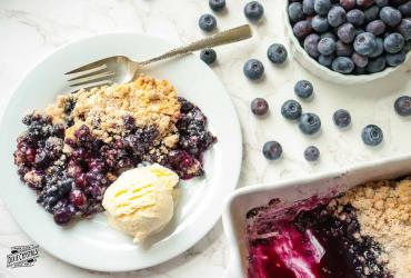 Blueberry Dump Cake from Scratch Dixie 