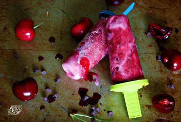 Cherry Chocolate Chip Popsicles