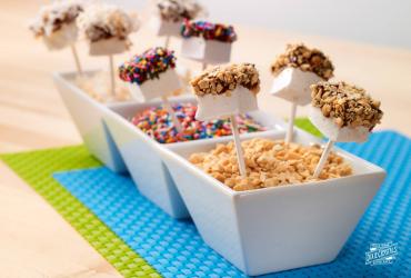 Chocolate Covered Marshmallow Pops