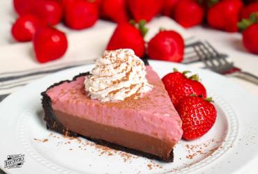 Chocolate Strawberry Cream Pie Dixie 
