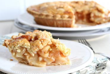 Double Crusted Sweet Tart Apple Pie dixie